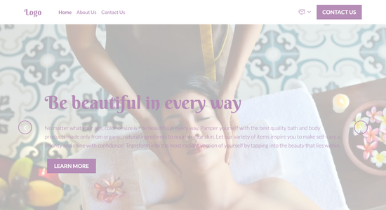 bath & body products store
