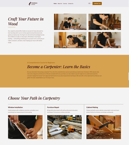 carpenters courses