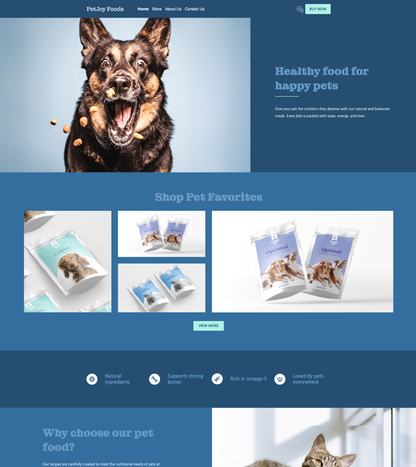 tienda de alimentos para mascotas 