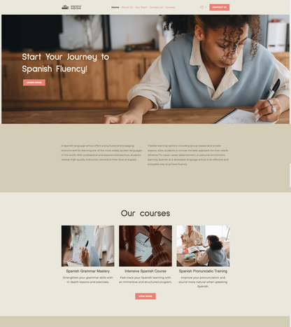 Spanish language school