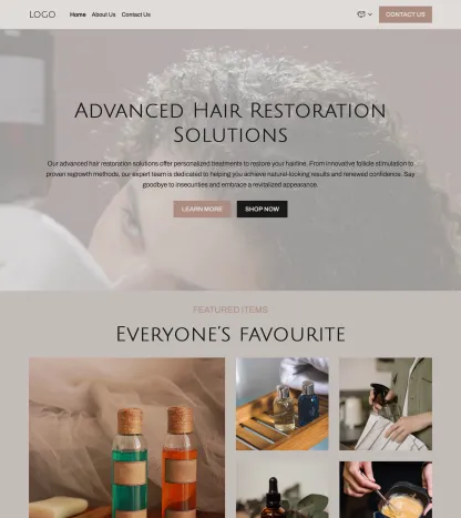 men's hair & grooming products