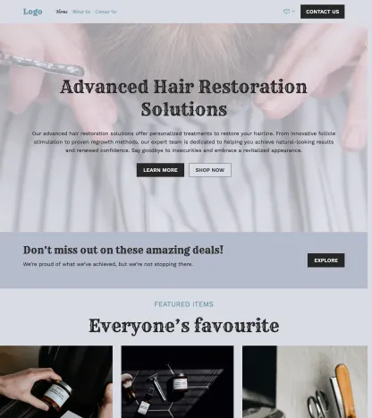 men's hair & grooming products