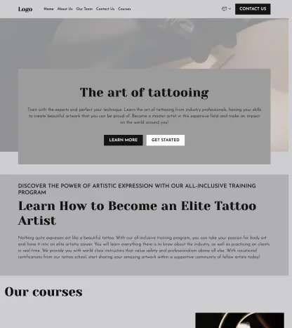 tattoo artist training school