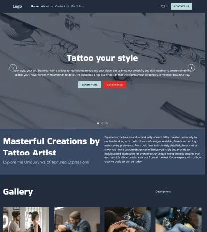 tattoo artist portfolio