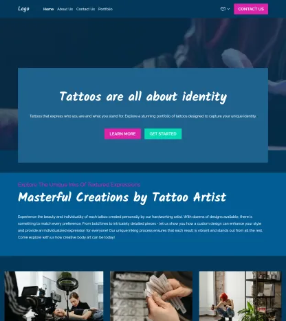 tattoo artist portfolio