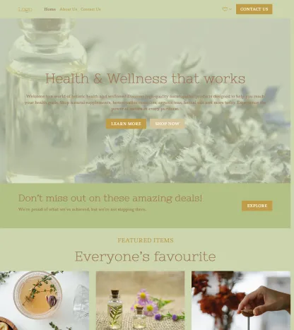 naturopathic products store