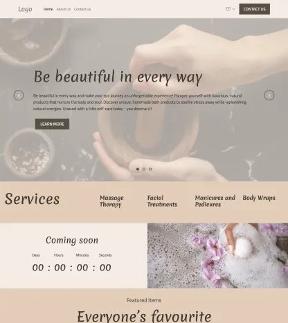 spa products store