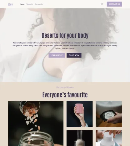 spa products store