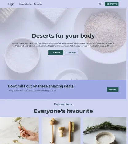 spa products store