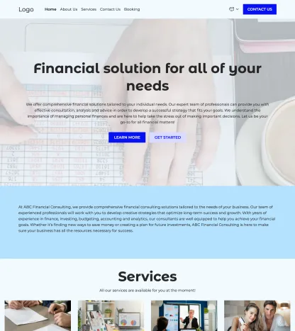 financial consulting firm