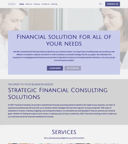 financial consulting firm