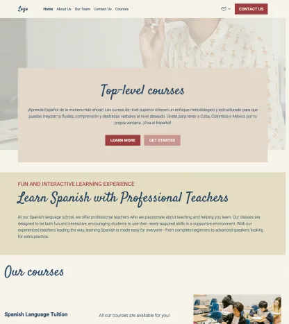 Spanish language school