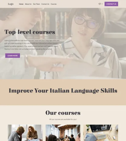 Italian language school