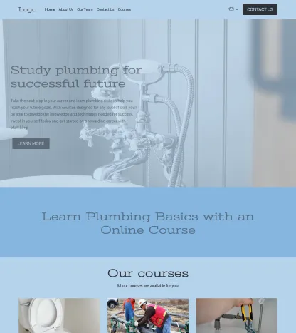 plumber courses