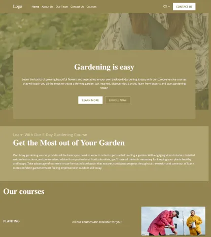 gardening courses