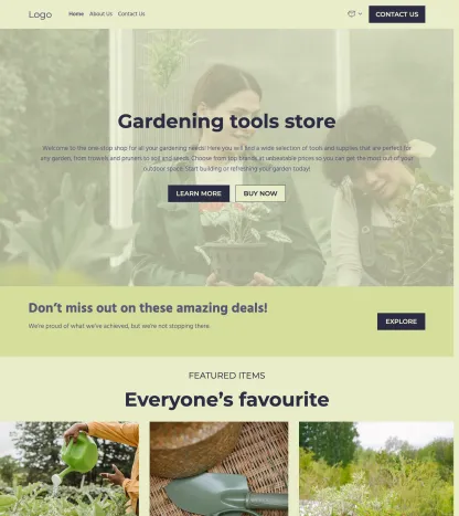 gardening tools store