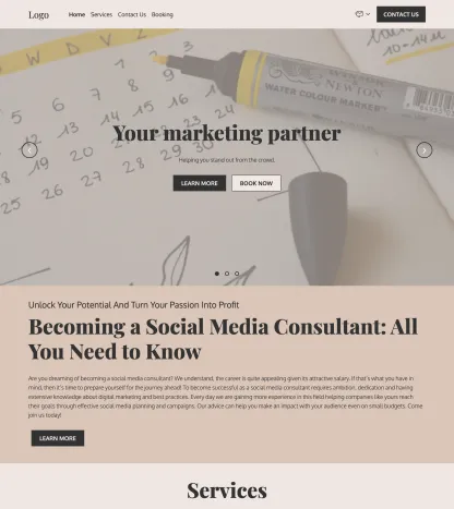 social media consultant