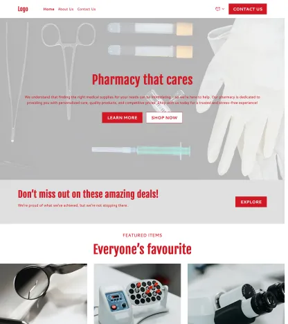 medical equipment online store