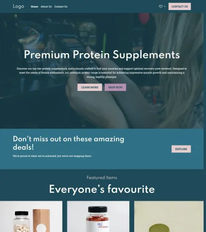 vitamin and supplements store