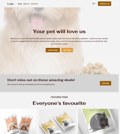 pet food store 