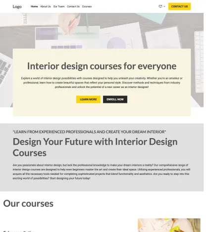 interior design courses