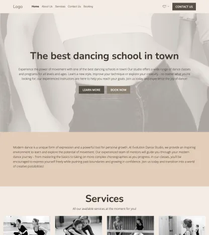 modern dance studio