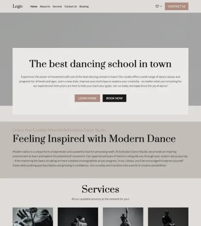 modern dance studio