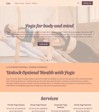 yoga personal trainer