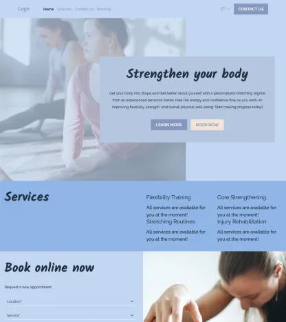 stretching personal trainer