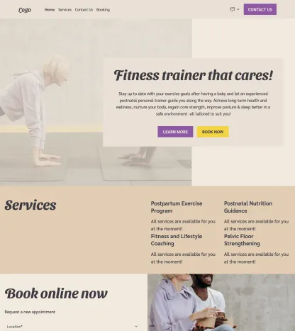 postnatal personal trainer