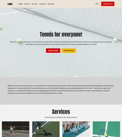 tennis courts