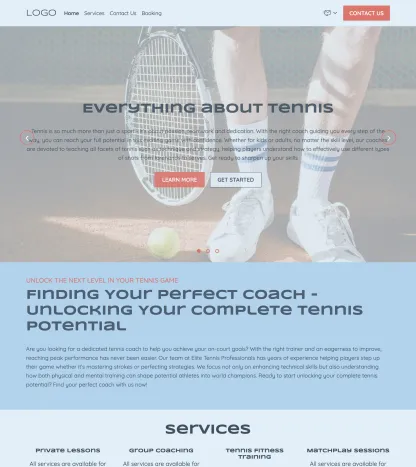 tennis coach