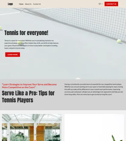 tennis blog