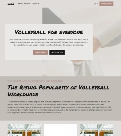 volleyball blog