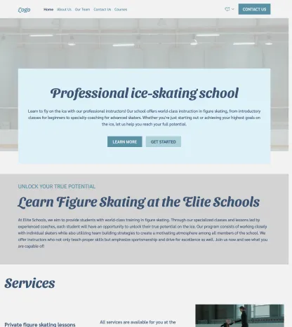 figure skating school