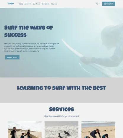 surfing school