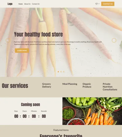 healthy food store