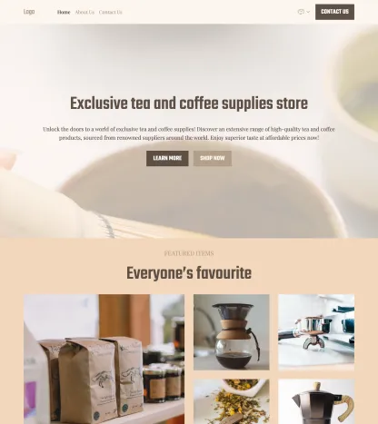 tea & coffee supplies store