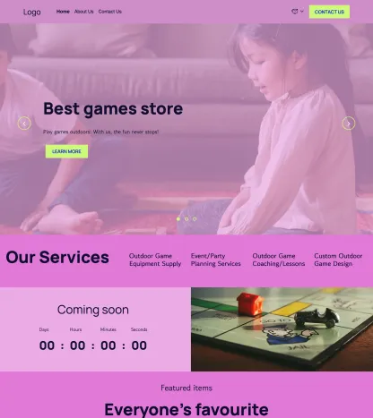 outdoor games store