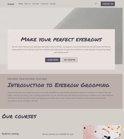 eyebrow courses