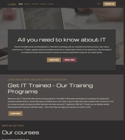 IT training school