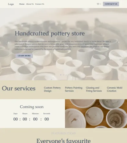 pottery store