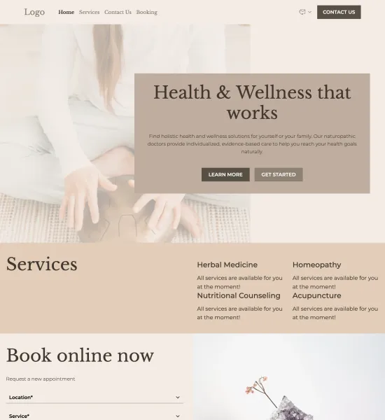 naturopathic doctor template preview