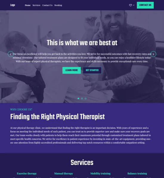 physical therapist template preview