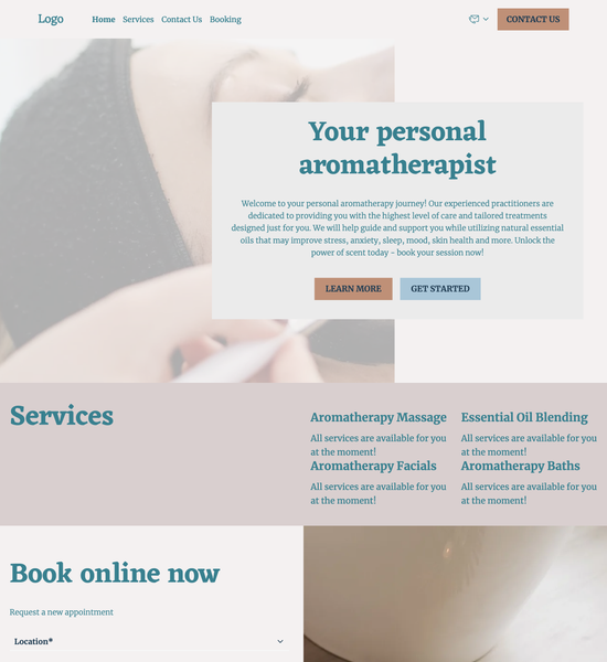 aromatherapist template preview