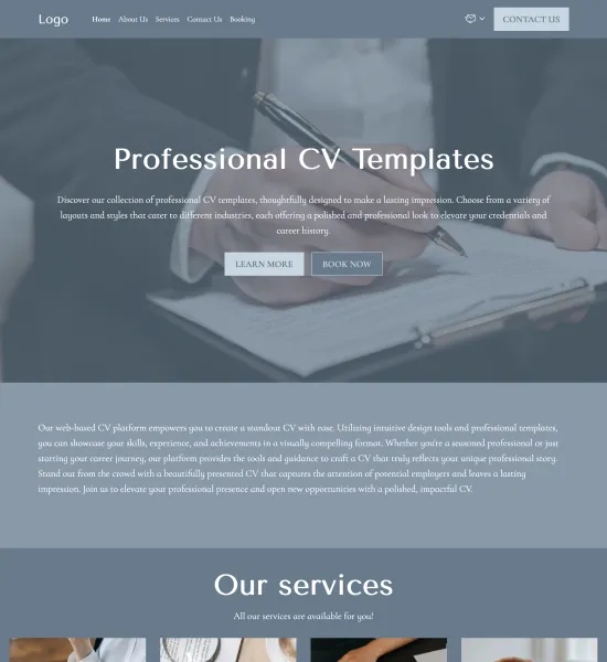 law firm template preview