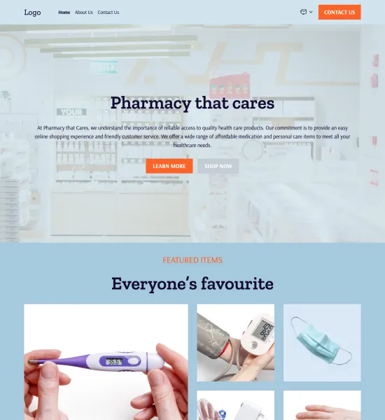 pharmacy template preview