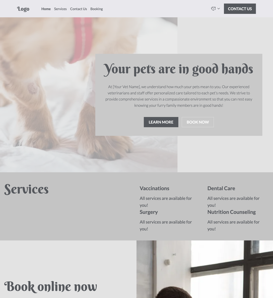 veterinarian template preview