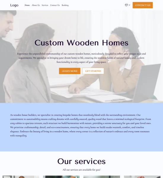 real estate firm template preview