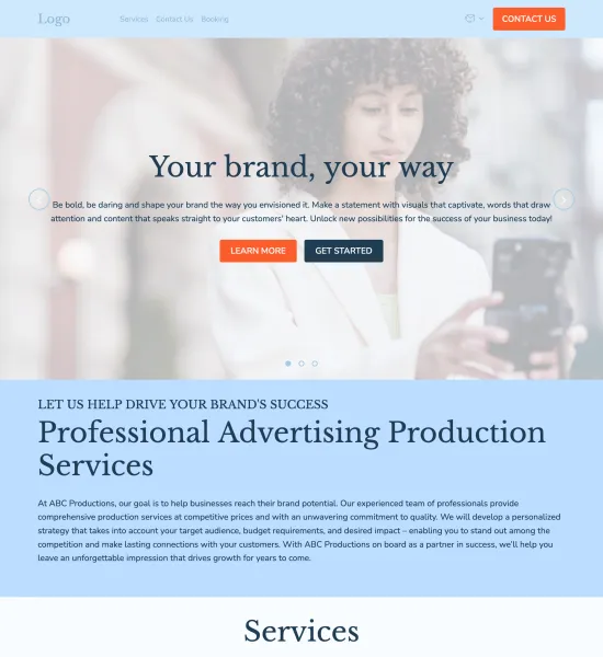 advertising producer template preview